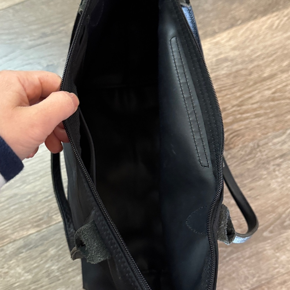 Longchamp Pilage Tote Bag with Leather Handles and Flap! - Picture 5 of 8